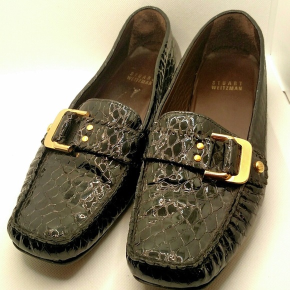 Stuart Weitzman snakeskin loafers - Picture 2 of 7